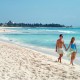 Romantic walk on the beach at the all inclusive Iberostar Paraiso Beach in Riviera Maya resized10