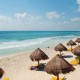 Beach and palapas at Iberostar Paraiso Beach in Riviera Maya resized9