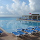 Pool view of the Crown Paradise Club in Cancun lasbrisaspool