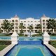 View of the Riu Palace Cabo San Lucas hotel from the beach hotel