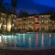 Villablanca Huatulco Hotel at night villablanca_alberca