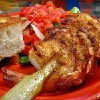 Camarones rellenos de queso,Mexicali, Mexico