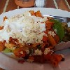 Enchiladas mineras,Guanajuato, Mexico