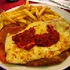 Milanesa napolitana,Mar del Plata, Argentina