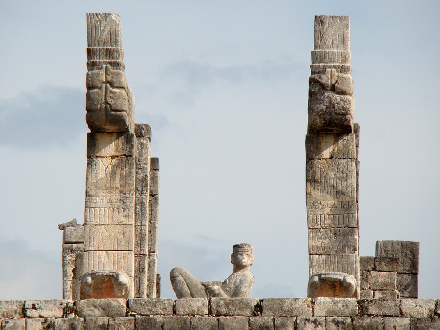 Chac Mool en Templo de los Guerreros