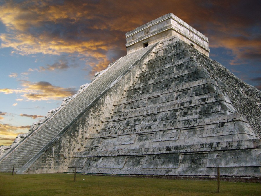 Atardecer en Chichén Itzá